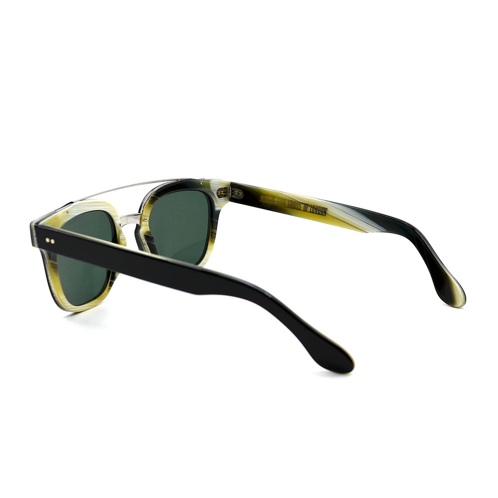 CUTLER&GROSS OF LONDON CG1297S 04 BLACK GREEN AUTHENTIC SUNGLASSES - Picture 6 of 14